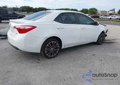 2016 Toyota Corolla S Plus from USA, damaged, VIN 2T1BURHE4GC609836